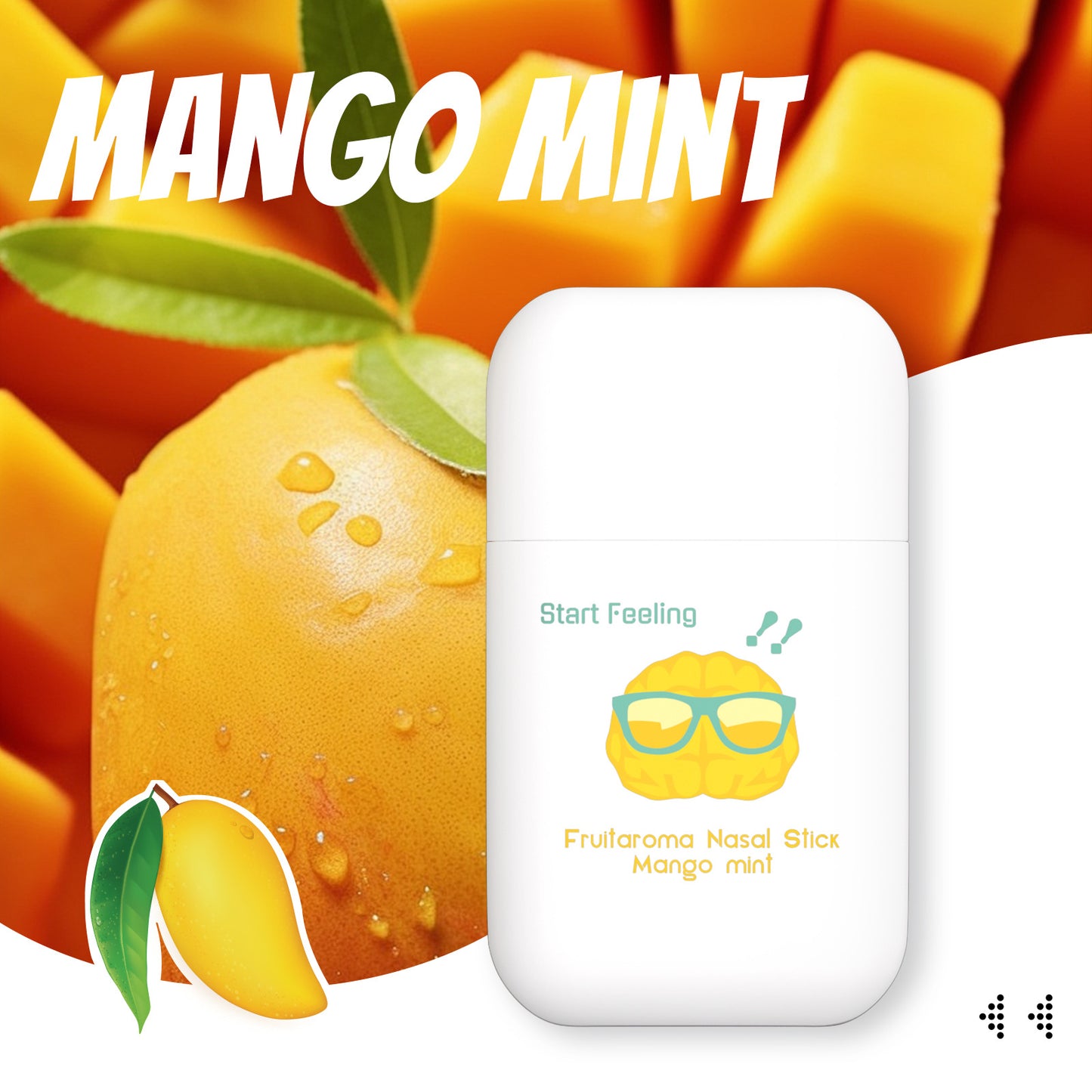 Refreshing Nose Drain Plunger Driving Sleepy Fruit Flavor