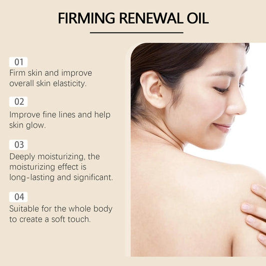 Bee Venom Firming Body Oil Nourishing Full Body Use Improve Dullness Tightening Contouring Moisturizing Care for Smooth Skin