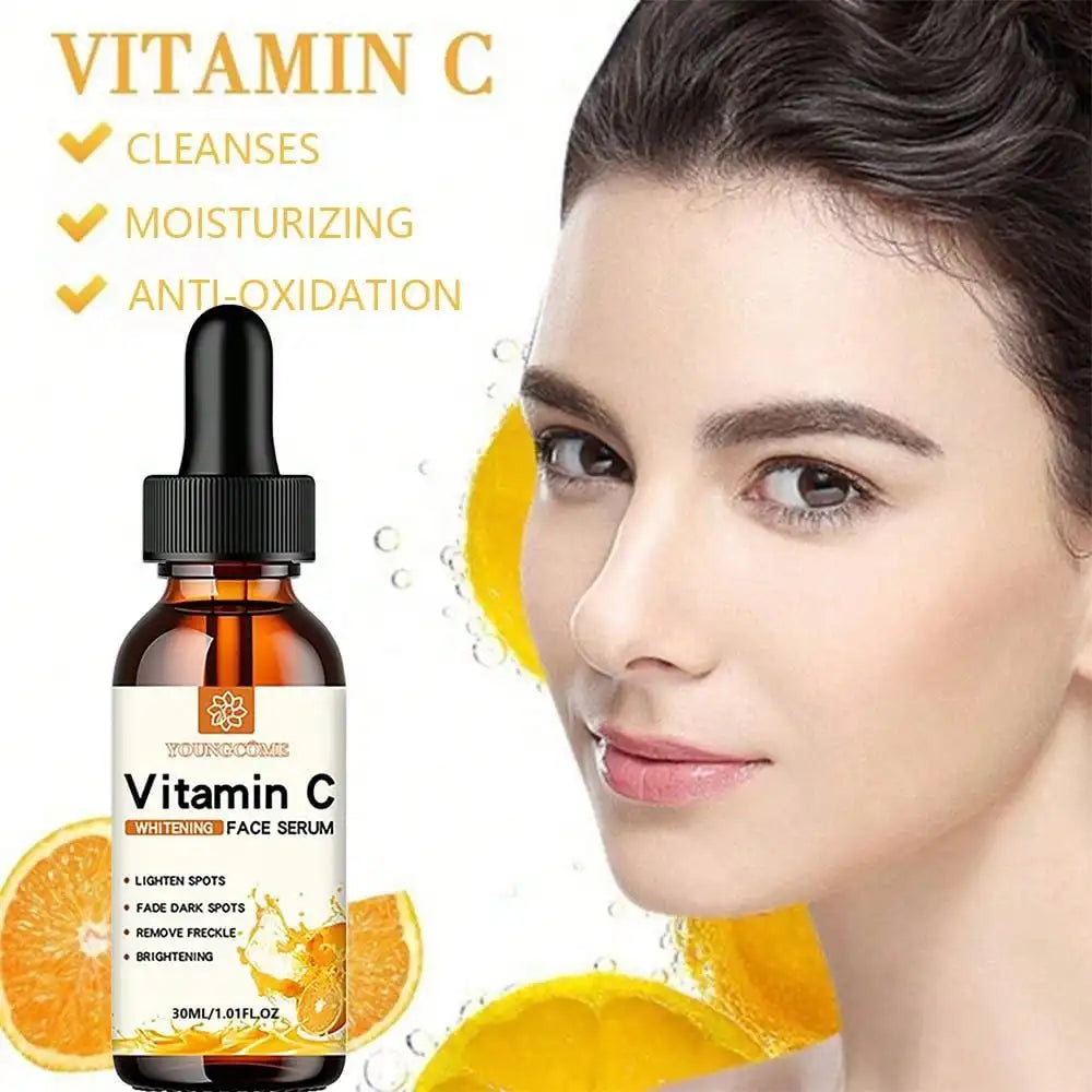 Pure Plus Vitamin C & Hyaluronic Acid Facial Serum - Brightening & Anti-Aging
