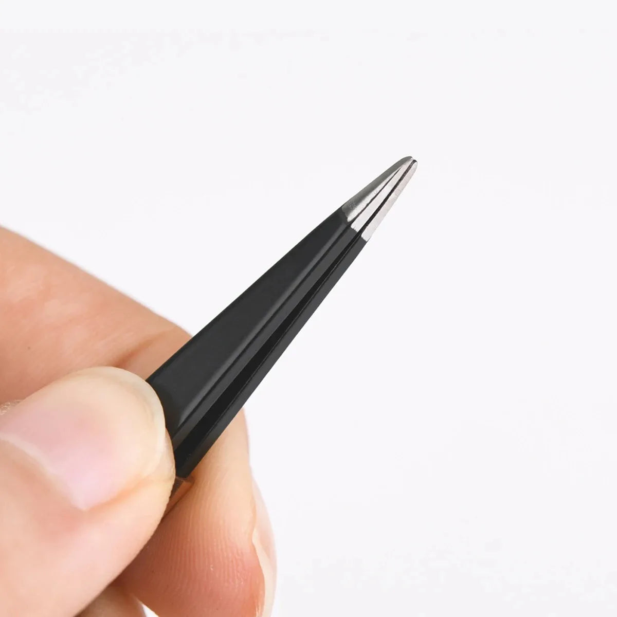 Pure Plus Precision Stainless Steel Tweezers - Eyebrow & Hair Removal Tool