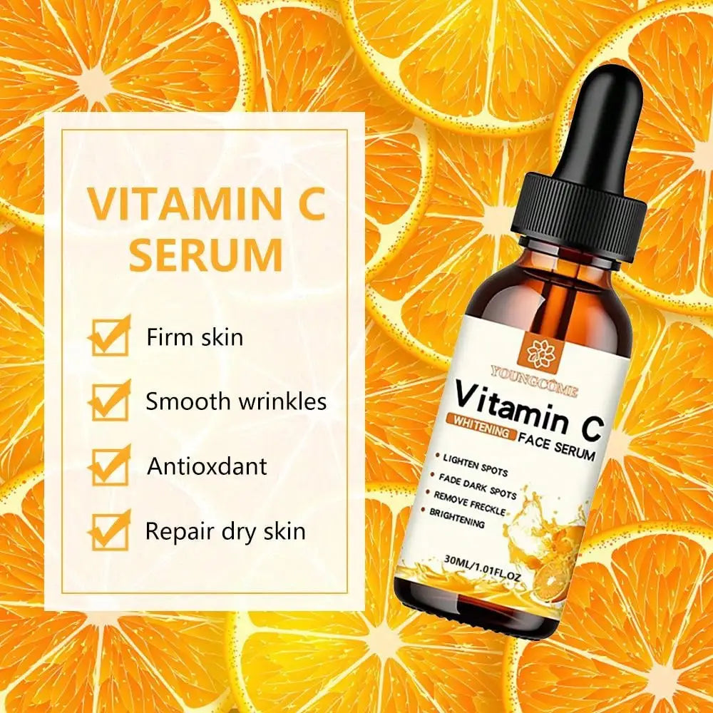 Pure Plus Vitamin C & Hyaluronic Acid Facial Serum - Brightening & Anti-Aging